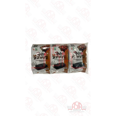 Samwon food Roasted Sea Vegetable Bulgogi Flav 24x3x4g